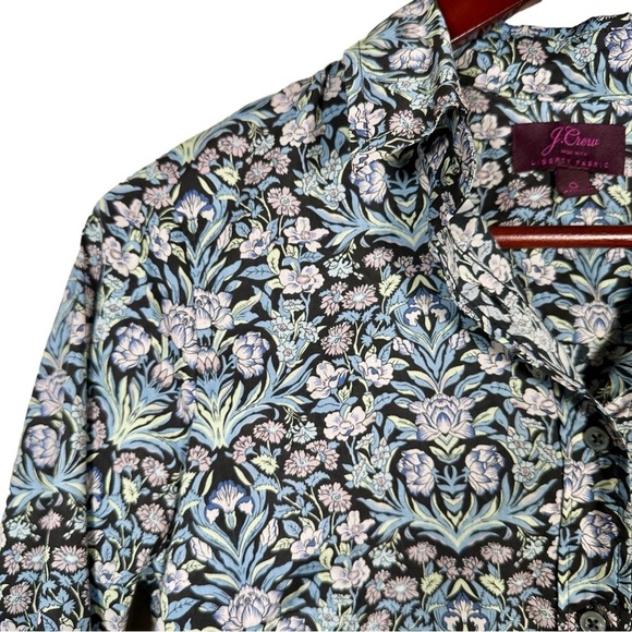 LIBERTY FABRIC x J.CREW The Perfect Shirt in Sea Grass Floral Print - Picture 5 of 8